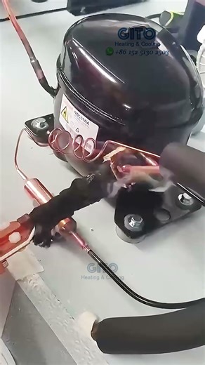 Copper Tube Brazing for Refrigerator