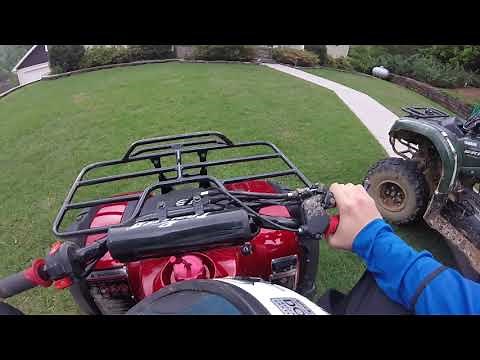 Kid flips four-wheeler 3 times in my first video