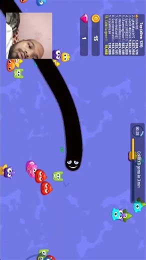 Worm Hunt Game Play ! #gaming #gameplay #snakegame #shortsfeed