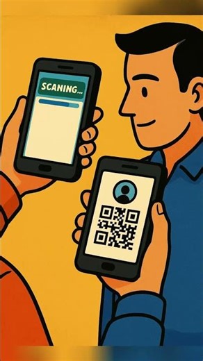 Easily Share Contact Details via QR Codes! 📱 #LifeHacks #TechTips #ytshorts