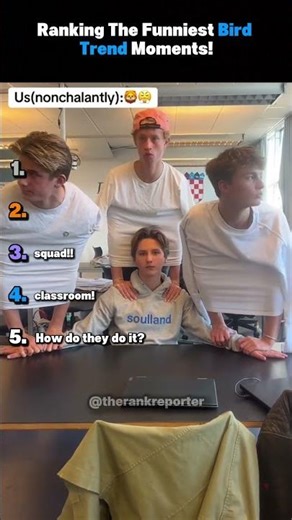 Ranking the FUNNIEST Bird Trend Moments! #funniest #birdtrend #viral #shorts