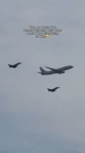 These Two Jets Seem To Be Escorting This One Plane But Why? What’s Going On?! #satire #Planes #airdisplay #royalairforce #aviation | CA Aviation