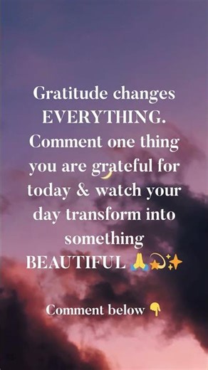 GRATITUDE changes everything!