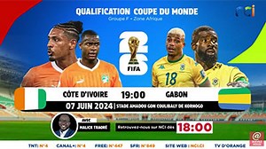 Eliminatoire Coupe du Monde 2026 - Zone Afrique : suivez le match Côte d'Ivoire-Gabon en direct sur NCI - Abidjan.net Vidéos