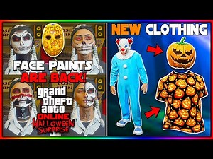 NEW Halloween Event, Slasher CLOWN Outfit, Face Paints, GTA 5 DLC 2025 (GTA Online Update)