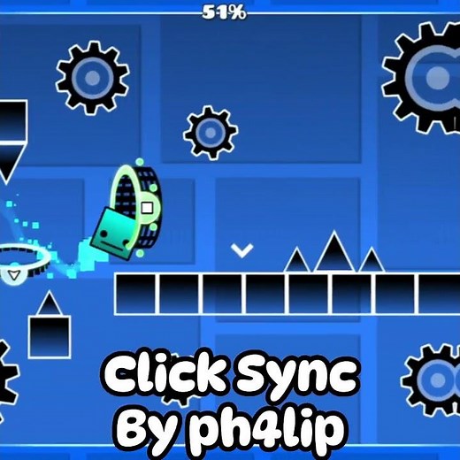 Geometry Dash Click Sync Challenge (GD Shorts)