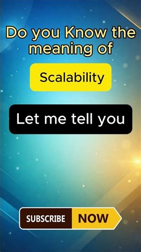 Scalability means A system's ability to handle gro