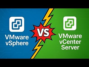 VmWare vSphere vs vCenter Server Virtualization Explained #vmware #virtualization #vsphere #vcenter
