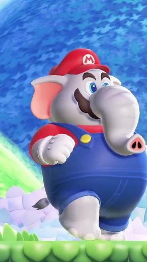Super Mario Bros. Wonder - Elephant Mario Transformation