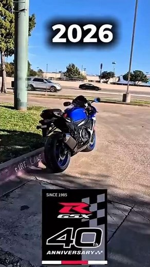 2026 Suzuki GSXR-750 40th ANNIVERSARY