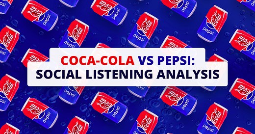 Coke vs. Pepsi: social listening analysis