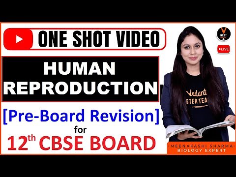 Human Reproduction One Shot (Pre Board Revision) | Biology Class 12 Board Exam 2021 |Meenakshi Ma'am