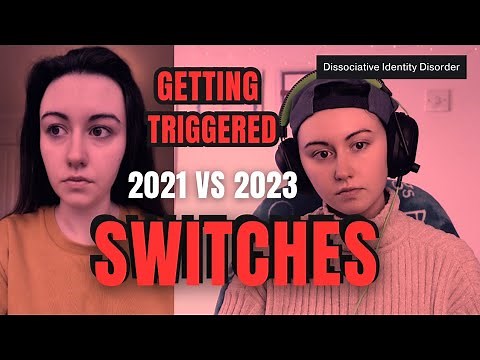 REACTING to GETTING TRIGGERED!? 2021 vs 2023 | Dissociative Identity Disorder | DissociaDID