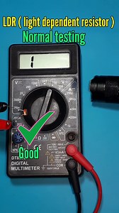 47K views · 471 reactions | LDR ( light dependent resistor ) NORMAL TESTING #fblifestyle #diy #electronic #reels #tech | Elektronika info | Facebook