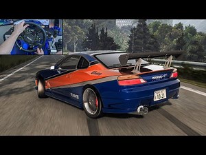 Fast & Furious Tokyo Drift Mona Lisa Nissan Silvia S15 Drifting on Touge - Assetto Corsa | Moza R16