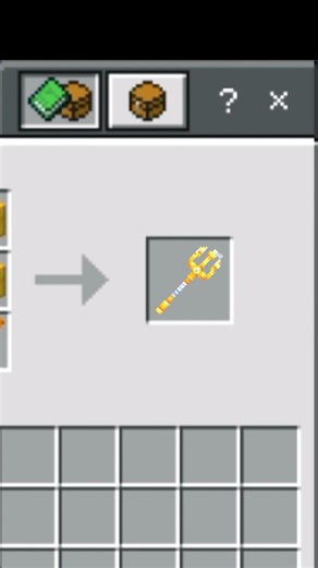 Epic Golden Trident Crafting in Minecraft 🔱🔥#minecraft #shorts #gaming