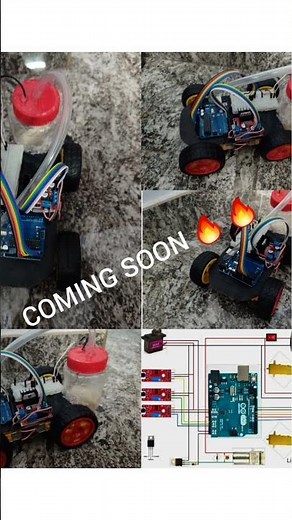 arduino fire fighting robot 🔥