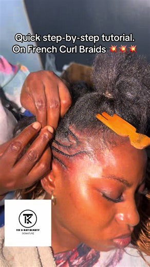 French Curl Braids Tutorial