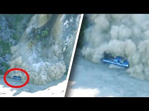 Caught on Camera: Southern California Landslide