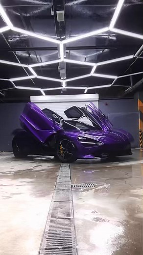 Purple Alien McLaren 720S Car Edit