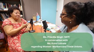 1.7K views · 78 reactions | Podcast - National Federation Party Women in Politics Series - Episode 3 Host - Priscilla Singh Guest - Kuini Lutuwa Location - NFP HQ, Suva, Fiji Topic - Women Workers and Trade Unions | National Federation Party | Facebook