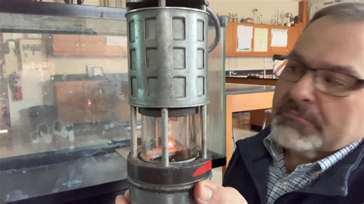 56K views · 697 reactions | Our final video with Scott’s methane experiments demonstrates inserting a safety lamp into an atmosphere actually containing the gas and observing the reaction. Enjoy! | Underground Miners | Facebook