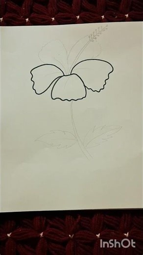 Beautiful Hibiscus Flower Drawing | Easy Step-by-Step Art Tutorial 🌺