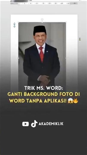 Ganti Background Foto di Word Tanpa Aplikasi! 😱🔥