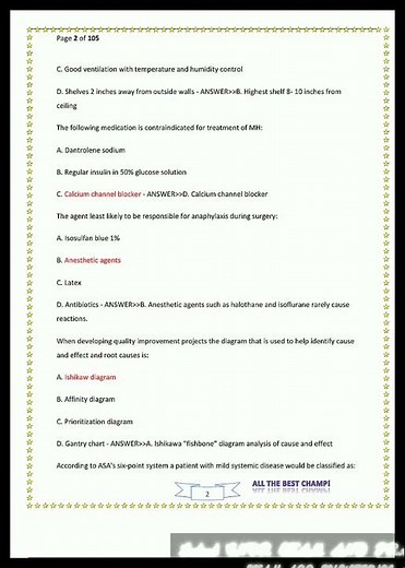 Latest CNOR EXAM AND PRACTICE QUESTIONS ACTUAL EXAM 400 QUESTIONS AND CORRECT DETAILED ANSWERS VERIF