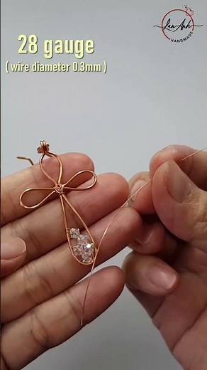 Wire earrings making for beginners | Simple cross earring #handmade #diy #craft #shortsvideo
