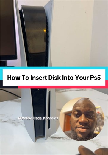 Here is how to properly insert disks into your Ps5 consoles. - #activetradekonsoles #playstation5 #ps5 #gaming #gamer #nigeria #ijebuode
