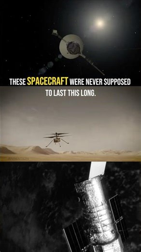 These Spacecraft Were Never Supposed to Last This Long #space #science #voyager #hubble #universe