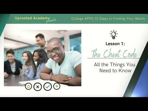 How to Apply to College | College Application Process | Lesson 1 - Overview