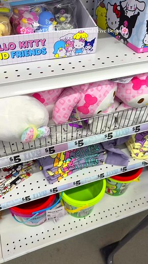 New spring hello kitty and friends at five below Five Below #fivebelowfinds #fivebelow #hellokitty #hellokittyfinds #hellokittyandfriends #mymelody #cinnamoroll #kuromi #spring2025 | Beauty By Brittney XO