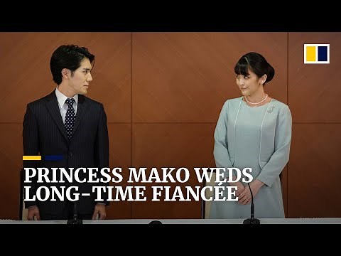 Japan’s Princess Mako finally marries commoner boyfriend Kei Komuro, leaving Imperial family
