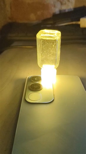 khali bottal se banaye amazing light || mobile ke torch crafts #experiment #light #shortvideo