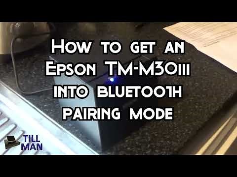 How To Setup The Epson TM m30iii For Bluetooth Pairing Mode with Ipad, Mac, Windows, or Android