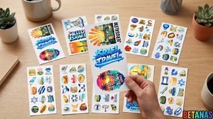 100 PCS Israel Stickers Pack, Jerusalem Travel Tel Aviv Landmark