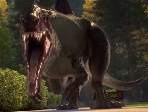 《侏罗纪世界：混沌理论》比克尔斯棘龙登场片段