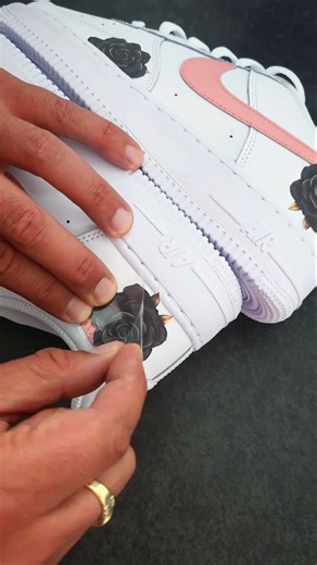 DIY Custom Sneaker lifehack#sneakers #beforeandafter #tutorial #satisfiying