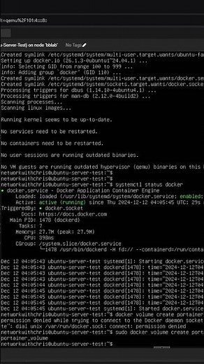 Installing Docker and Portainer on Ubuntu Server
