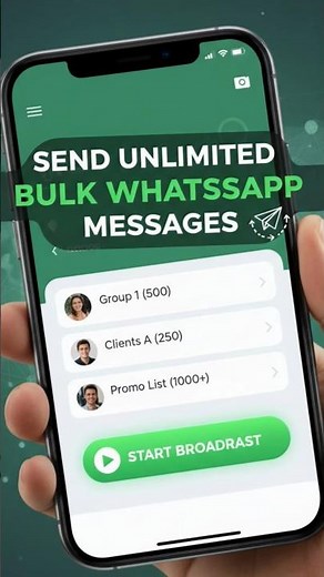 Send Unlimited Free Bulk WhatsApp Messenger 2025! How to Send WhatsApp Bulk massage!