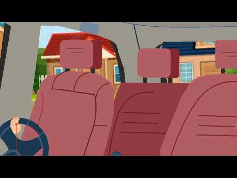 Car inside View | animated car background | Car Green Screen inside view. anyone can use this video