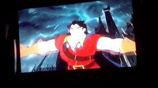 Beauty and the Beast - Gaston vs Beast ( Gaston's death )