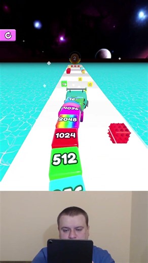 Jelly Tube Run 2048 ❗Level 572❗#games #shorts