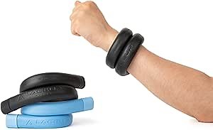 LaceUp Wearable Wrist Weights | 2 Pack - 1 Pound Each | Adjustable Wrist Weights Set for Walking, Yoga, Dance, Barre, Pilates, Cardio, Aerobics