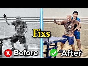 How to do Backhand Topspin Against Backspin with Short Pips | Australia's Top Veterans