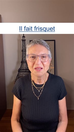 Catherine, your native French teacher from Paris on Instagram: "One familiar expression to say “it’s cold” in French: ❄️ 🇫🇷 Il fait frisquet In the 19th century, “frisquet” referred to a sharp cold. Did you know that? 🤔 If you want more help with your French, book a 1-on-1 trial lesson online with me. 👋 🇫🇷 Comment MOI and I’ll send you the link! #learnfrench #speaklikeaparisian #frenchteacher #speakfrench #frenchlanguage"