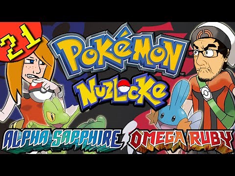 Let's Play Pokemon Omega Ruby & Alpha Sapphire Multiplayer Nuzlocke Part 21 - Lawnmowers VS Grass