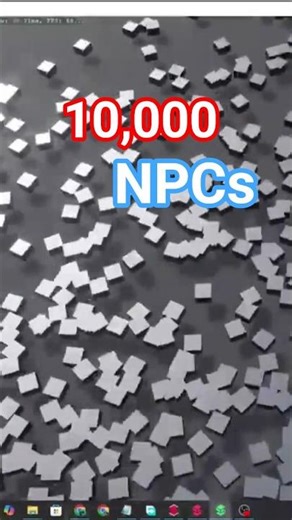 10,000 Pathfinding NPCs. Stride Game Engine C# Engine. Performance #gamedev #shorts #gamedevelopment